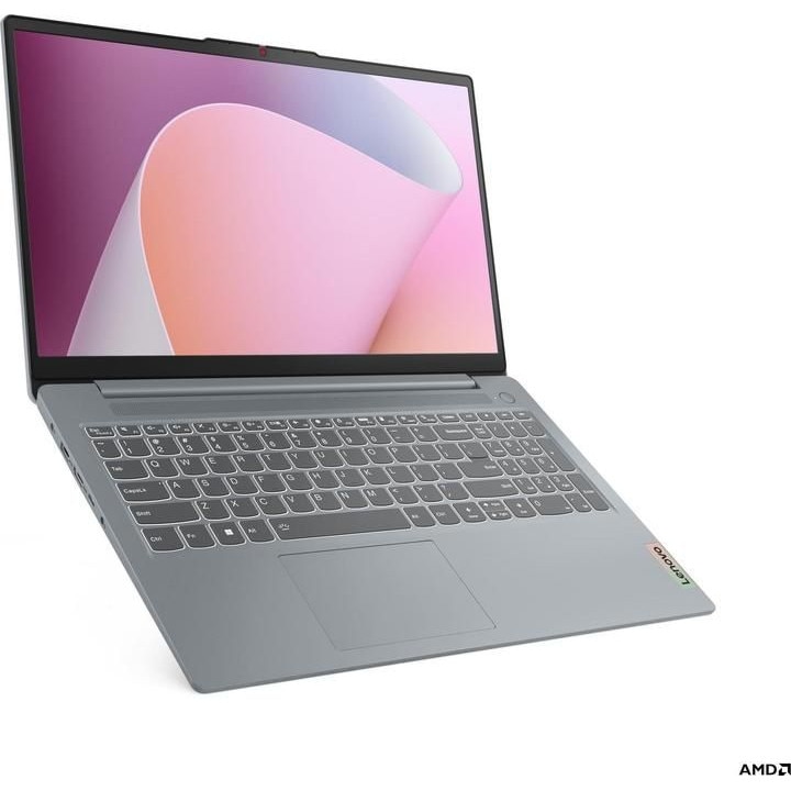 Laptop Lenovo IdeaPad Slim 3 15ABR8 82XM00TWRM, 15.6 inch 1920 x 1080, AMD 5625U 6 C / 12 T, 3.2 GHz - 4.3 GHz, 3 MB 16 MB cache, 15 W, 8 GB DDR4, 256 GB SSD, AMD Radeon Graphics, Fara sistem de operare, Gri