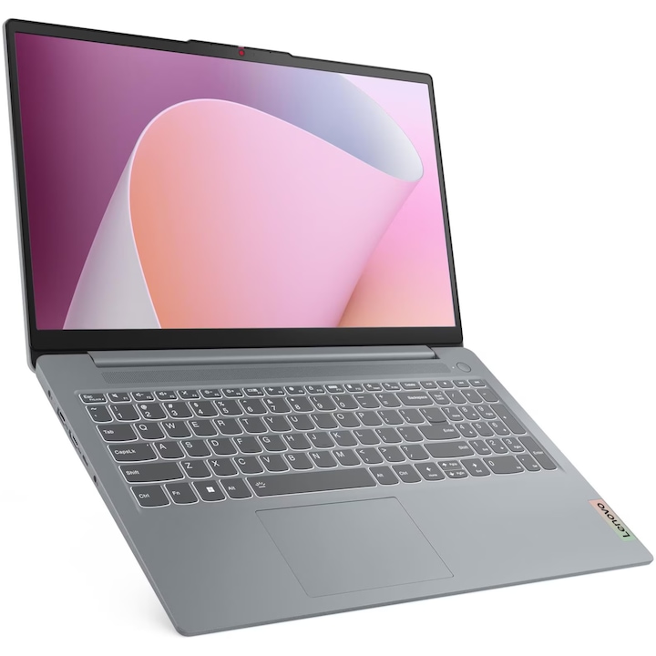 Laptop Lenovo IdeaPad Slim 3 15ABR8 82XM00TWRM, 15.6 inch 1920 x 1080, AMD 5625U 6 C / 12 T, 3.2 GHz - 4.3 GHz, 3 MB 16 MB cache, 15 W, 8 GB DDR4, 256 GB SSD, AMD Radeon Graphics, Fara sistem de operare, Gri