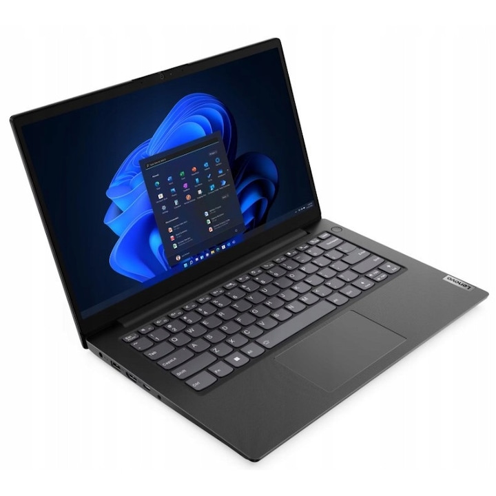 Laptop Business Rezistent, Lenovo, V14 G4 IRU, Procesor Intel Core i7-13620H 10 nuclee pana la 4.9GHz, Memorie 24GB RAM, Stocare 1TB SSD, Ecran 14" Full HD, Windows 11 Pro, Standard Militar MIL-STD 810H, Negru Business