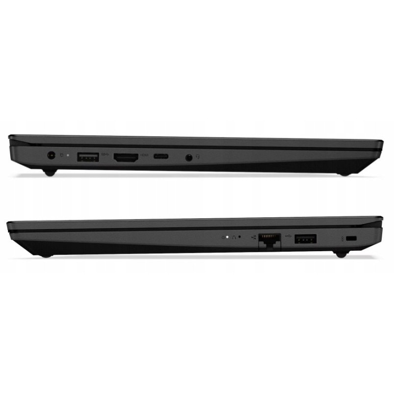 Laptop Business Rezistent, Lenovo, V14 G4 IRU, Procesor Intel Core i7-13620H 10 nuclee pana la 4.9GHz, Memorie 24GB RAM, Stocare 1TB SSD, Ecran 14" Full HD, Windows 11 Pro, Standard Militar MIL-STD 810H, Negru Business