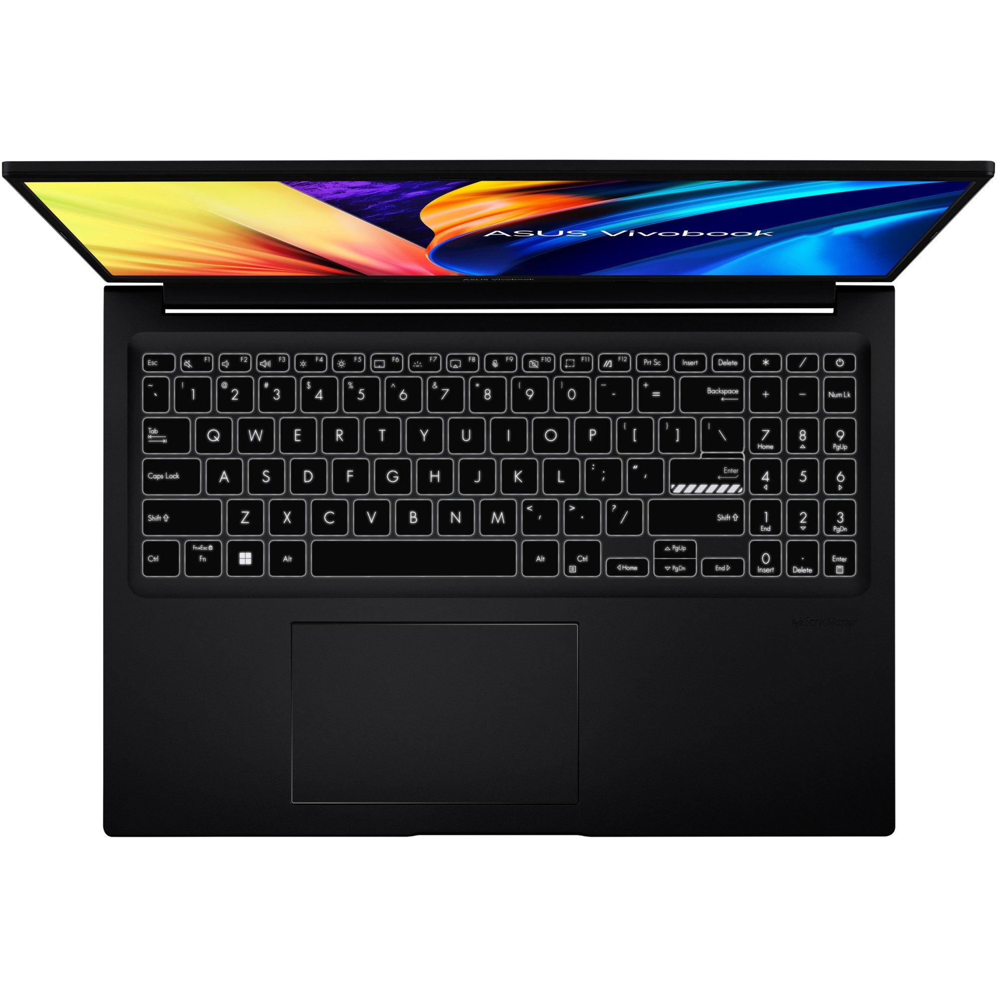 Laptop ASUS Vivobook 16 A1605ZA cu procesor Intel®Core™ i5-1235U pana la 4.40 GHz, 16", WUXGA, IPS, 16GB, 512GB M.2 SSD, Intel® Iris® Xe Graphics, No OS, Black
