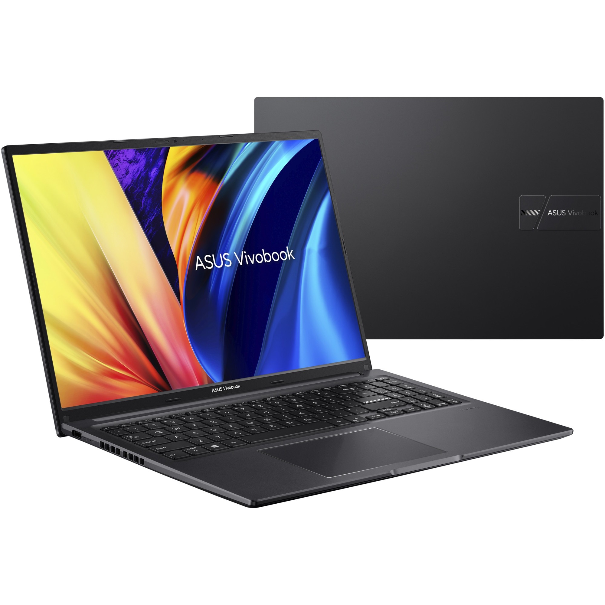 Laptop ASUS Vivobook 16 A1605ZA cu procesor Intel®Core™ i5-1235U pana la 4.40 GHz, 16", WUXGA, IPS, 16GB, 512GB M.2 SSD, Intel® Iris® Xe Graphics, No OS, Black