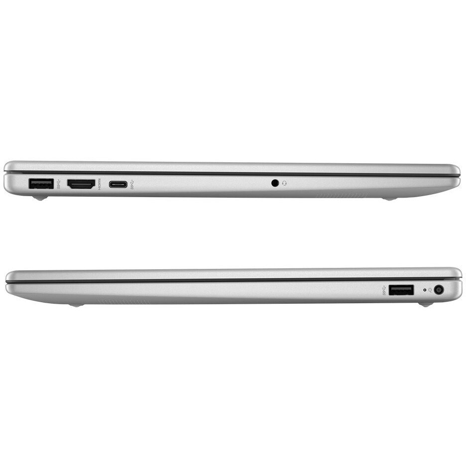 Laptop HP 15, 15.6" Full HD Touchscreen, AMD Ryzen™ 5 7520U pana la 4.3 GHz, 8 GB RAM DDR5, 512 GB SSD, AMD Radeon Mendocino, Windows 11 Home, Natural Silver 512 GB