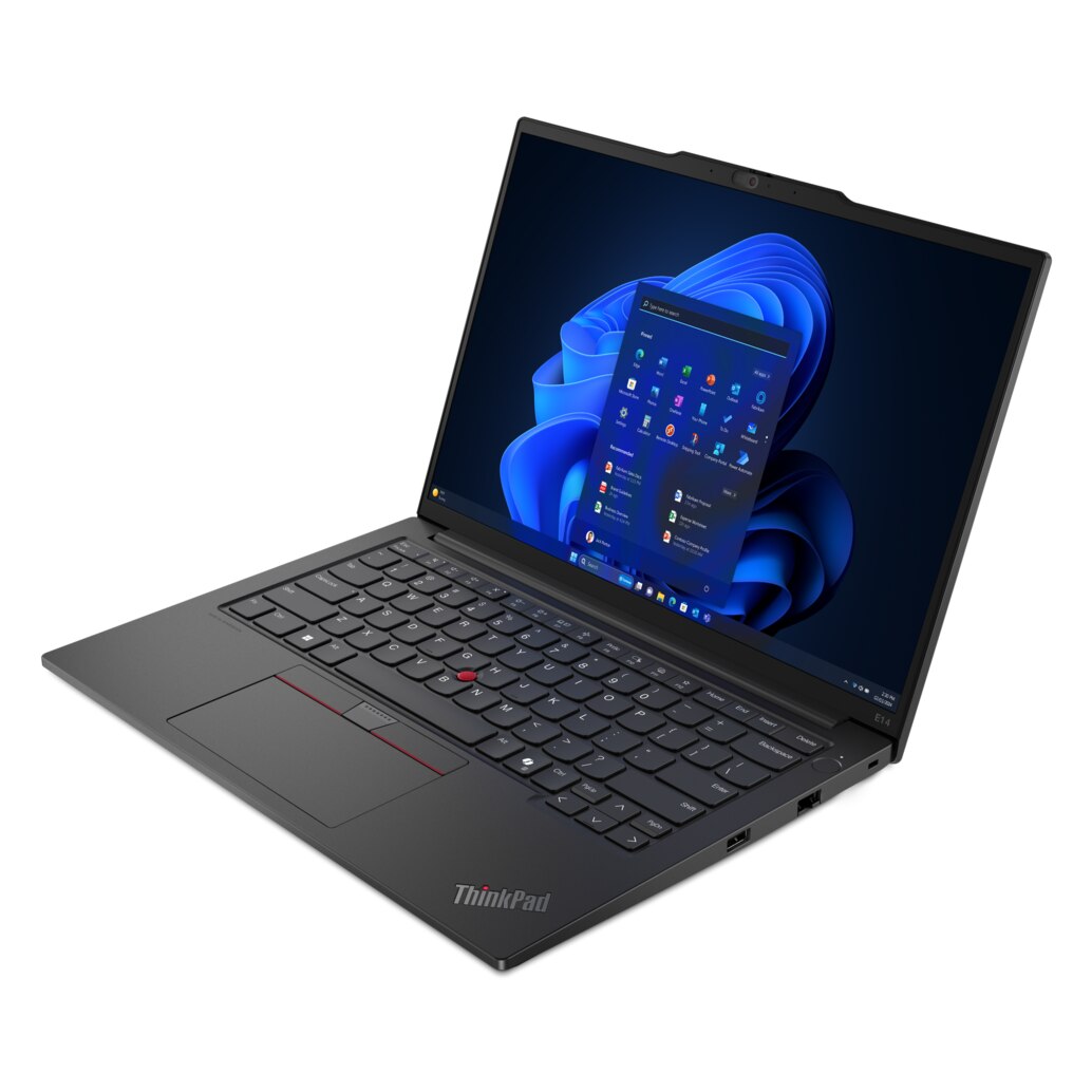Laptop Lenovo ThinkPad E14 G6 WUXGA 14 inch Intel Core Ultra 7 155H 16GB 512GB SSD Windows 11 Pro Black