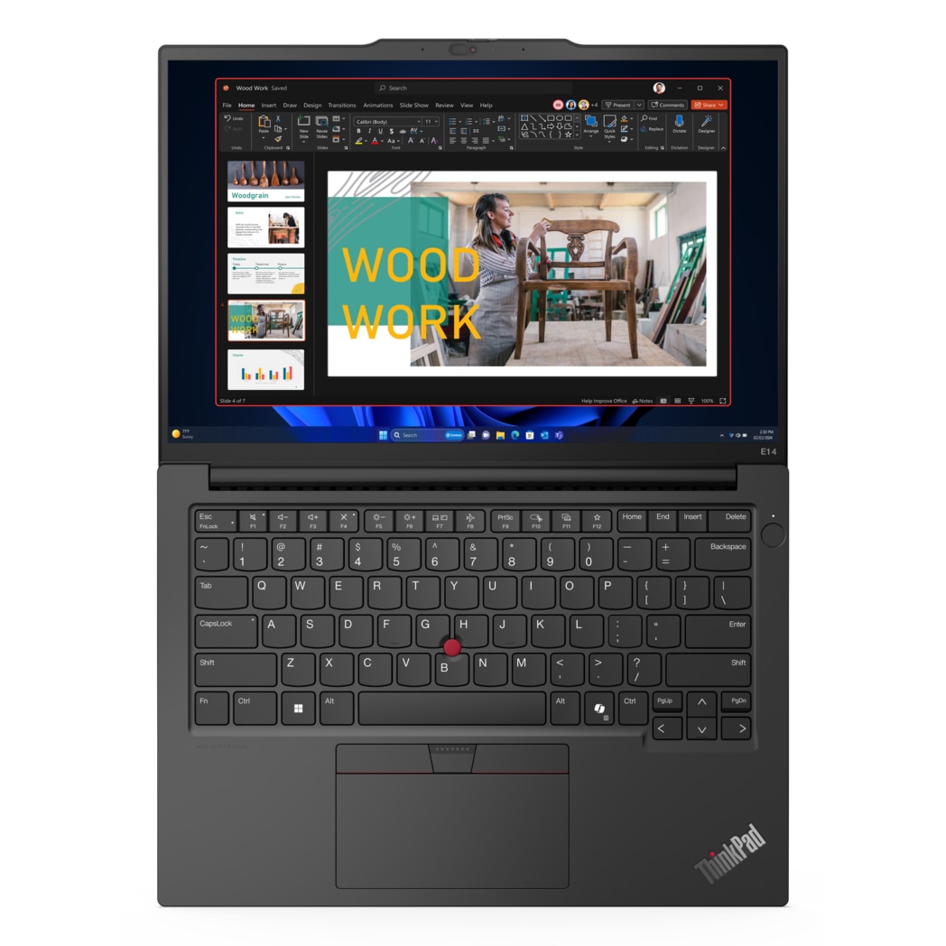 Laptop Lenovo ThinkPad E14 G6 WUXGA 14 inch Intel Core Ultra 7 155H 16GB 512GB SSD Windows 11 Pro Black