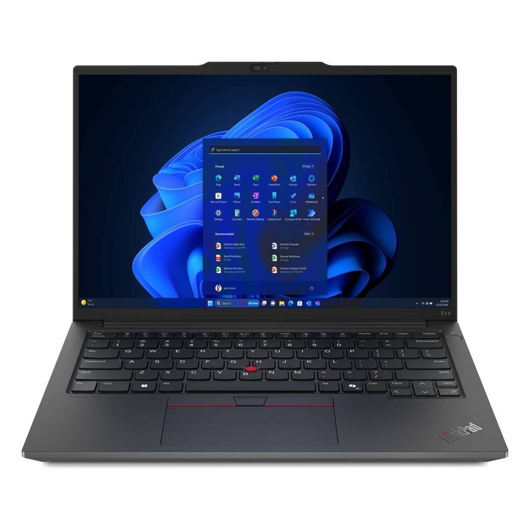 Laptop Lenovo ThinkPad E14 G6 WUXGA 14 inch Intel Core Ultra 7 155H 16GB 512GB SSD Windows 11 Pro Black