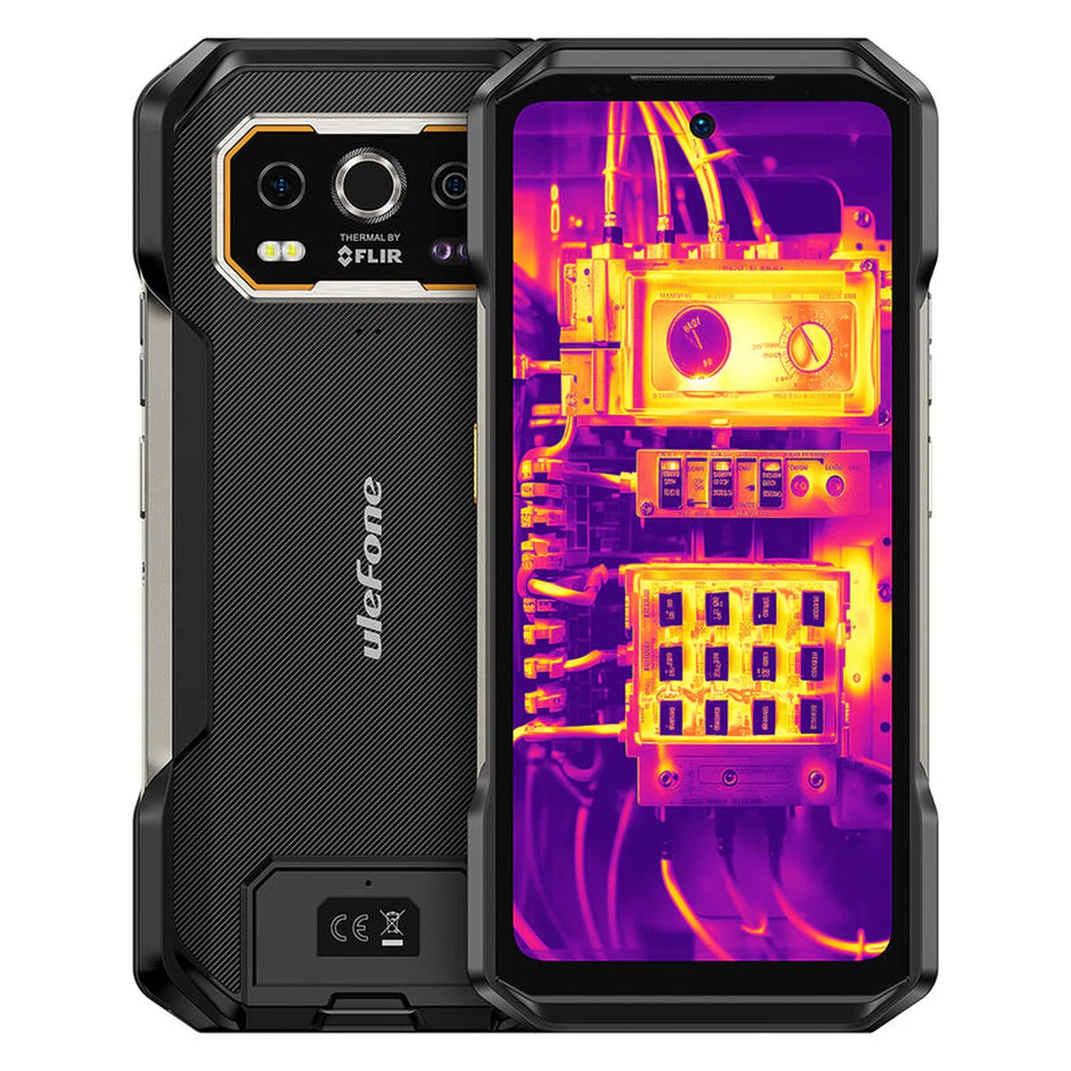 Telefon mobil Ulefone Armor 27T Pro Plus, 5G, Dual SIM, 6.78" 120Hz, Dimensity 6300, 12GB RAM, 256GB, Camera Thermal by FLIR 3.5, NFC, IP68 / IP69K, Android 15