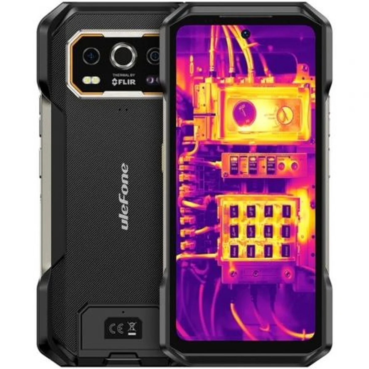 Telefon mobil Ulefone Armor 27T Pro Plus, 5G, Dual SIM, 6.78" 120Hz, Dimensity 6300, 12GB RAM, 256GB, Camera Thermal by FLIR 3.5, NFC, IP68 / IP69K, Android 15
