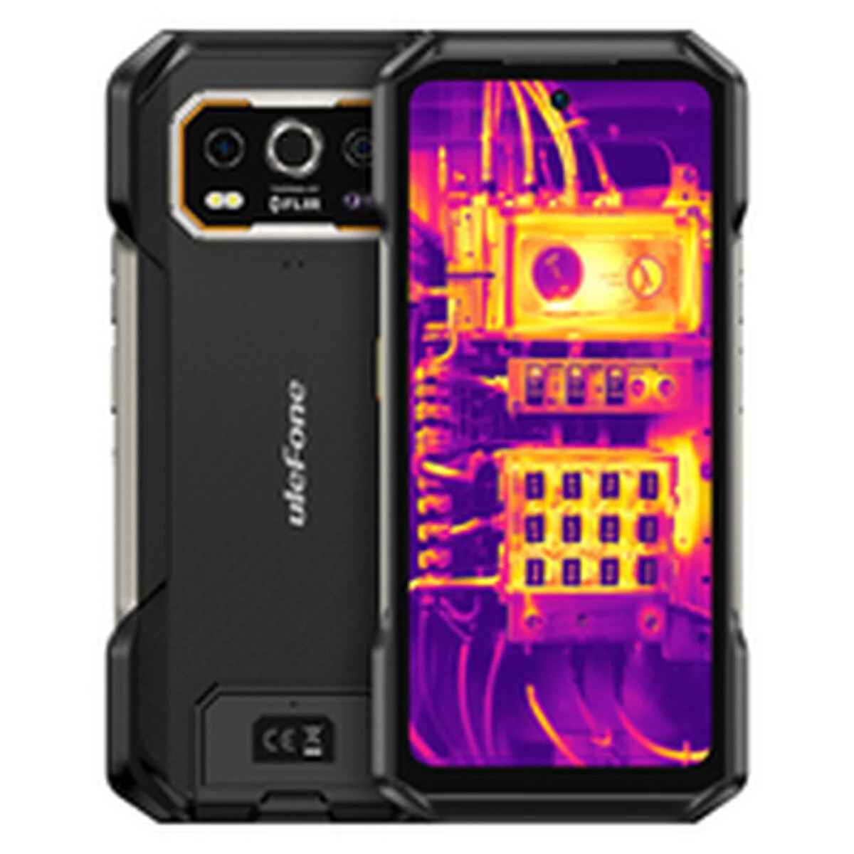 Telefon mobil Ulefone Armor 27T Pro Plus, 5G, Dual SIM, 6.78" 120Hz, Dimensity 6300, 12GB RAM, 256GB, Camera Thermal by FLIR 3.5, NFC, IP68 / IP69K, Android 15