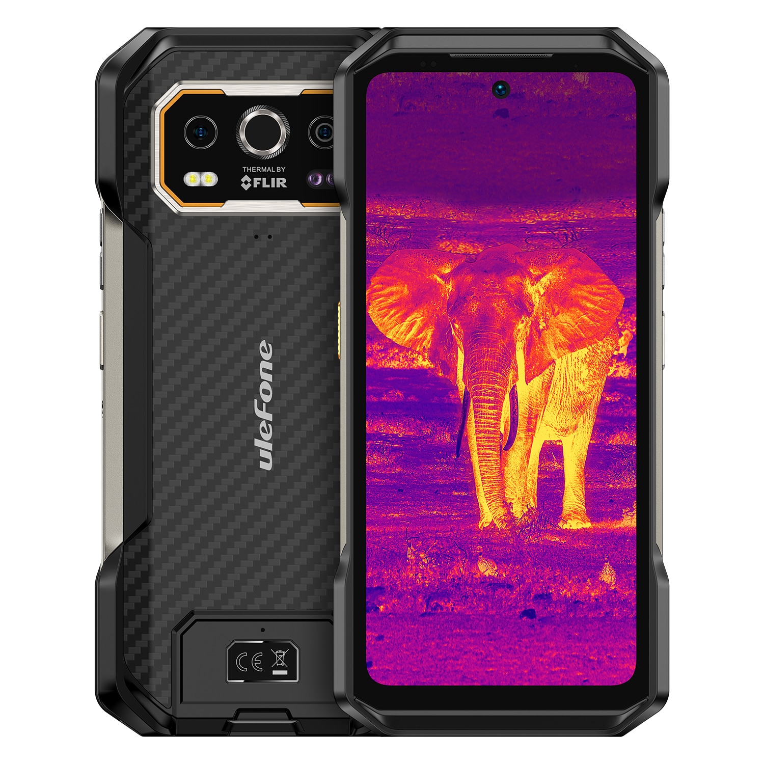 Telefon Mobil Ulefone Armor 27T, Negru, 4G, Ecran 6.78" FHD+ 120Hz, Camera Termica, Camera Night Vision 64MP, 24GB RAM(12GB+12GB extensibili), 256GB ROM, Android 14, 10600mAh, 33W, Dual SIM