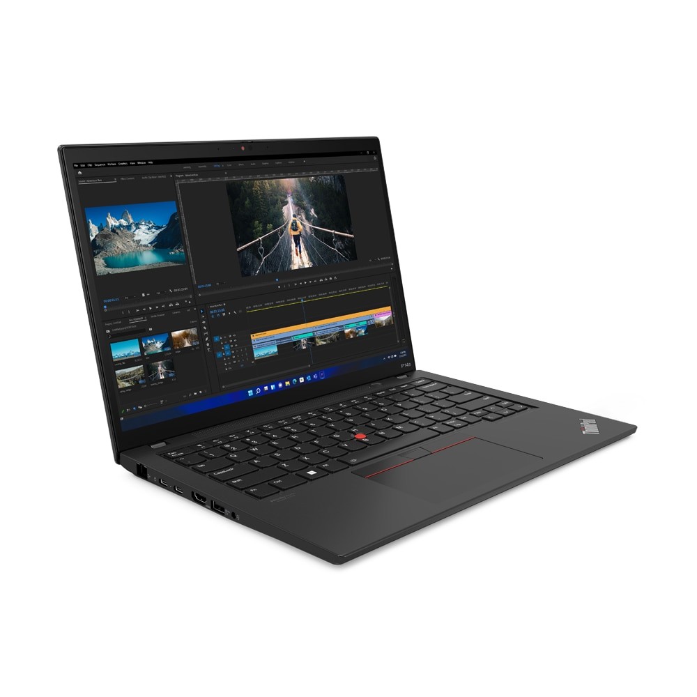 Laptop Lenovo ThinkPad P14s Gen 4 (Intel), 14" 2.8K 2880x1800 OLED 400nits, Intel Core i5-1340P 12-core, 32GB DDR5, 256 GB SSD m2 PCIe, Intel Iris Xe Graphics, Windows 11 Pro, Aluminium Carbon Case 1.34kg Black