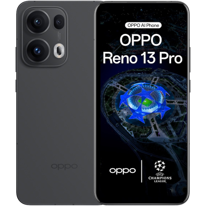 RESIGILAT: Telefon mobil OPPO Reno13 Pro, Dual SIM, 12GB RAM, 512GB, 5G, Graphite Grey