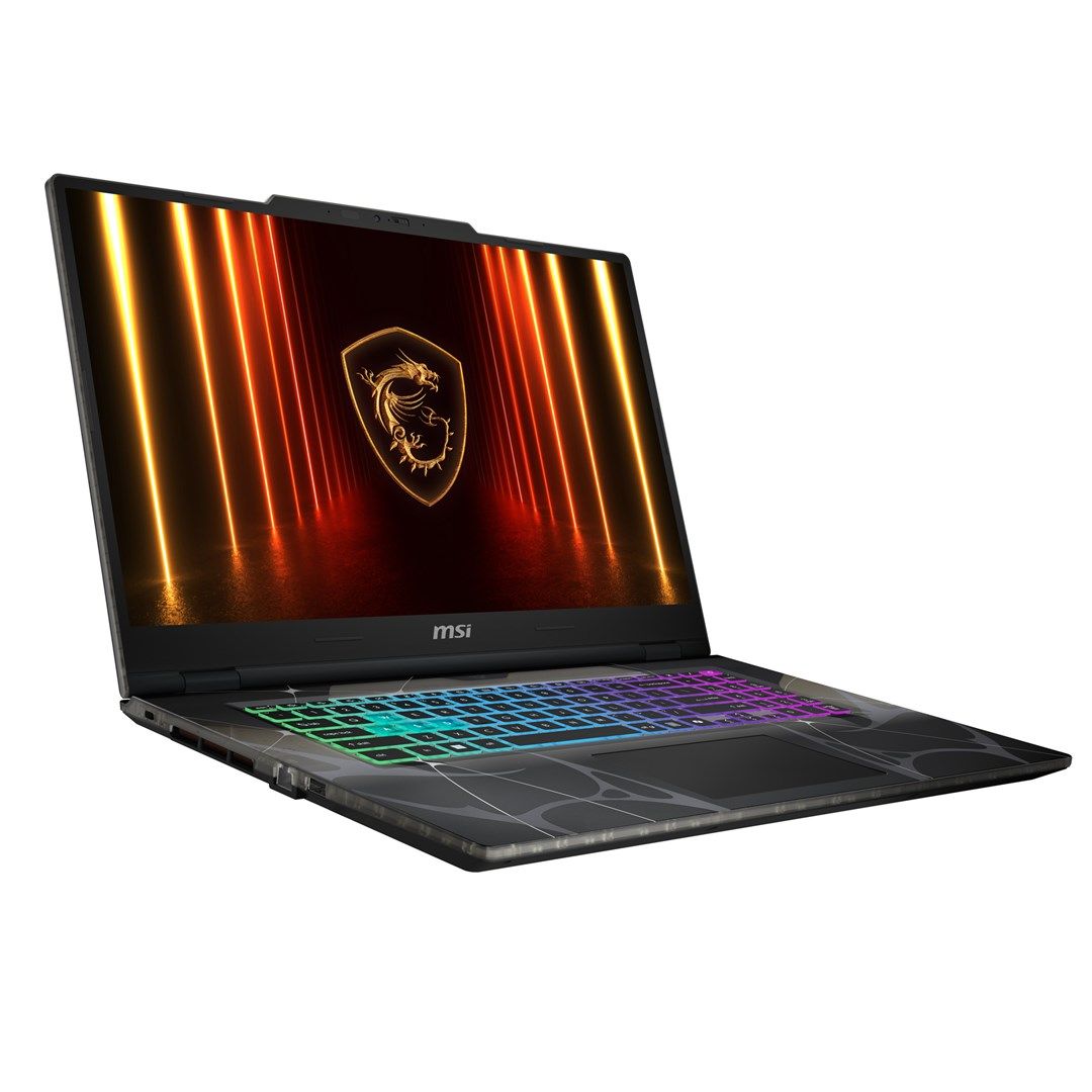 Laptop MSI Cyborg A17 AI B2HWEKG-011XPL, 17.3 inch 1920 x 1080, AMD 260 8 C / 16 T, 3.8 GHz - 5.1 GHz, 8 MB 16 MB cache, 16 GB DDR5, 512 GB SSD, Nvidia GeForce RTX 5050, Fara sistem de operare