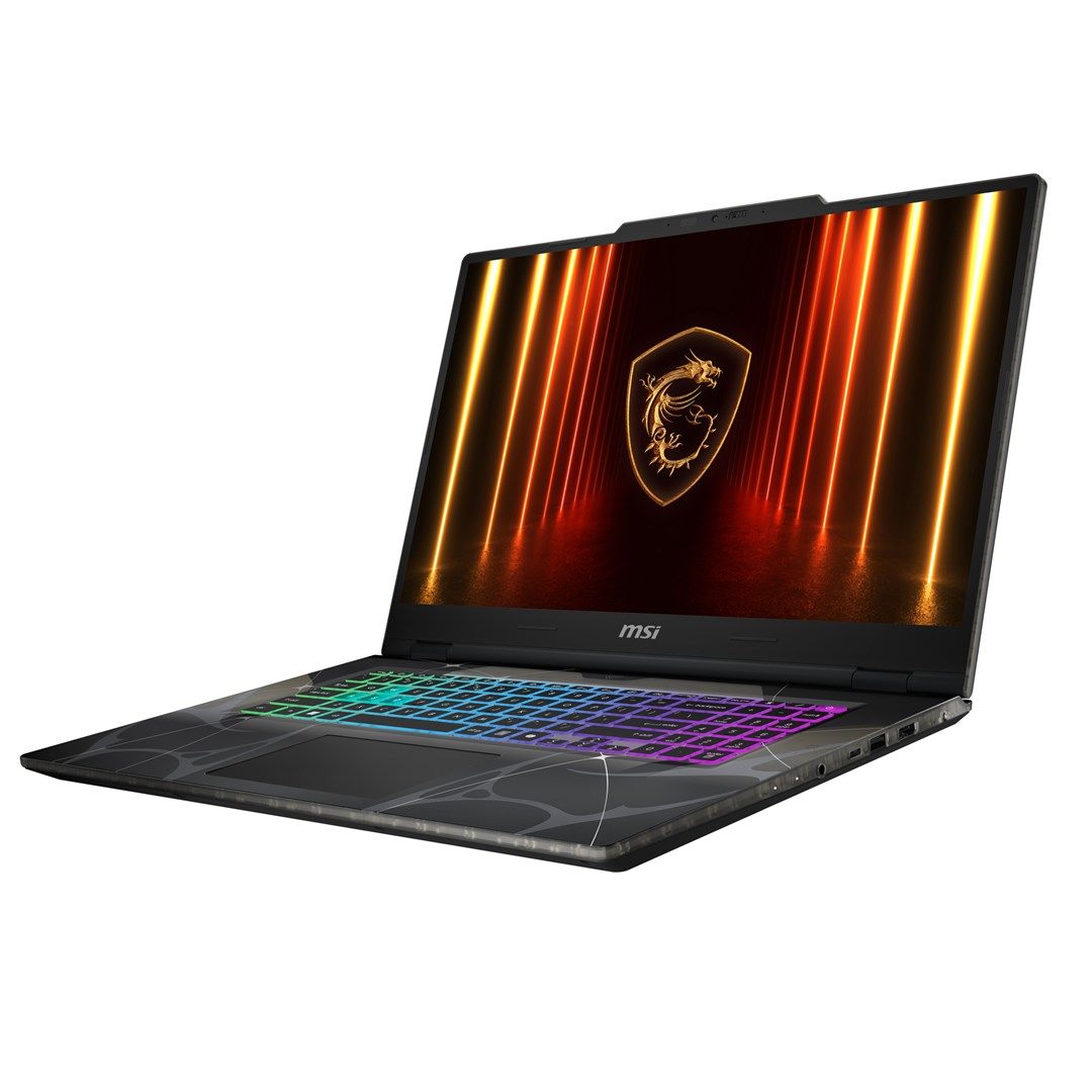 Laptop MSI Cyborg A17 AI B2HWEKG-011XPL, 17.3 inch 1920 x 1080, AMD 260 8 C / 16 T, 3.8 GHz - 5.1 GHz, 8 MB 16 MB cache, 16 GB DDR5, 512 GB SSD, Nvidia GeForce RTX 5050, Fara sistem de operare