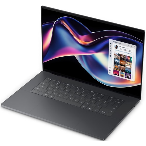 Laptop Dell XPS 16, cu procesor Intel Core Ultra X7 358H, 16'' OLED Touch 3.2K 20-120Hz, 32GB LPDDR5x, 2TB M.2 PCIe NVMe SSD, Intel Arc Graphics