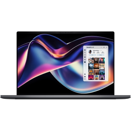 Laptop Dell XPS 16, cu procesor Intel Core Ultra X7 358H, 16'' OLED Touch 3.2K 20-120Hz, 32GB LPDDR5x, 2TB M.2 PCIe NVMe SSD, Intel Arc Graphics