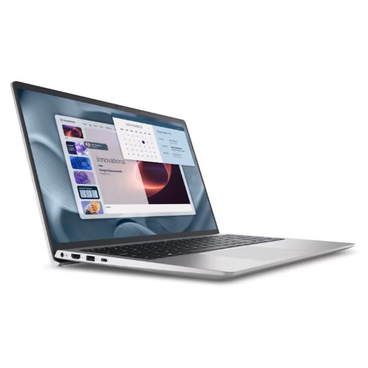 Laptop Dell Pro Essential PV15250, Intel Core i5-1334U pana la 4.60 GHz, 15.6" FullHD 120Hz, 32GB DDR5, 1TB SSD, Intel UHD Graphics, Windows 11 Pro, Silver