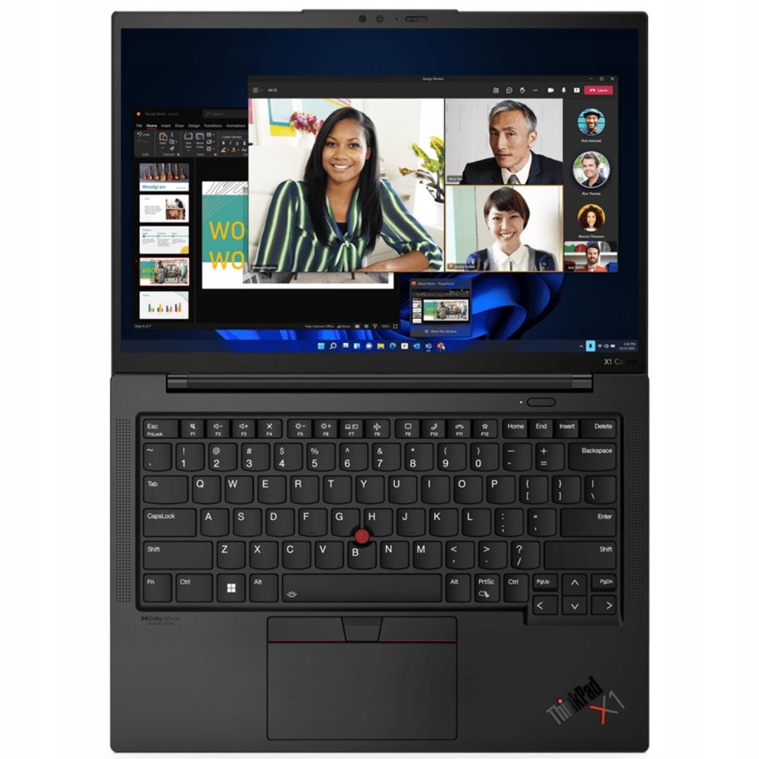 Pachet promo: Laptop Lenovo ThinkPad X1 Carbon G10, Intel Core i7-1255U, 16GB 512GB SSD, 14" WUXGA 1920x1200 IPS, 5200 MHz, Windows 11 Pro + Geanta pentru notebook Esperanza ET103 CLASSIC+ (17")