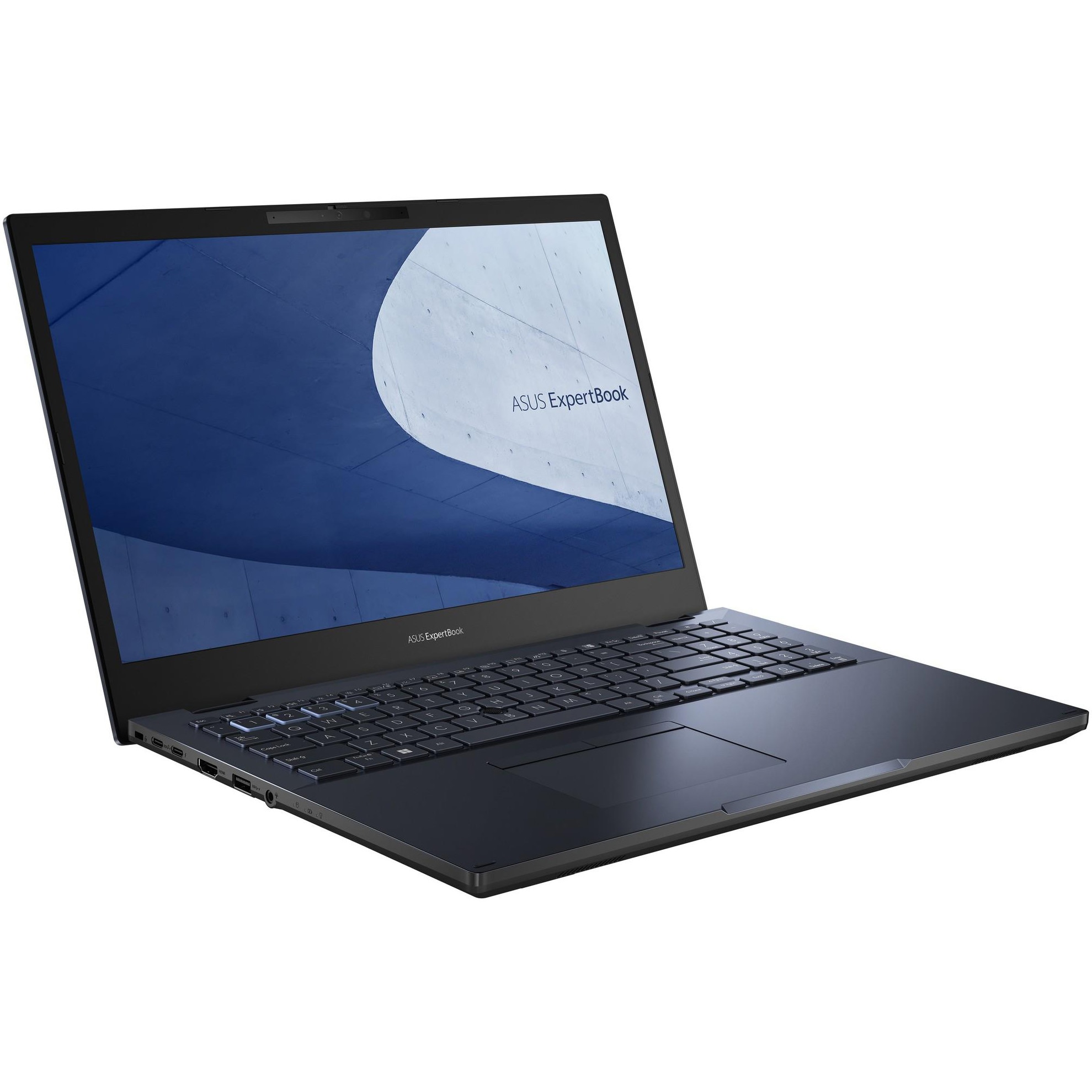 Laptop ASUS ExpertBook B2 B2502CBA cu procesor Intel(r) Core(tm) i3-1215U pana la 4.4 GHz, 15.6", Full HD, 16GB DDR4, 512GB SSD, Intel(r) UHD Graphics, Windows 10 Pro, Star Black