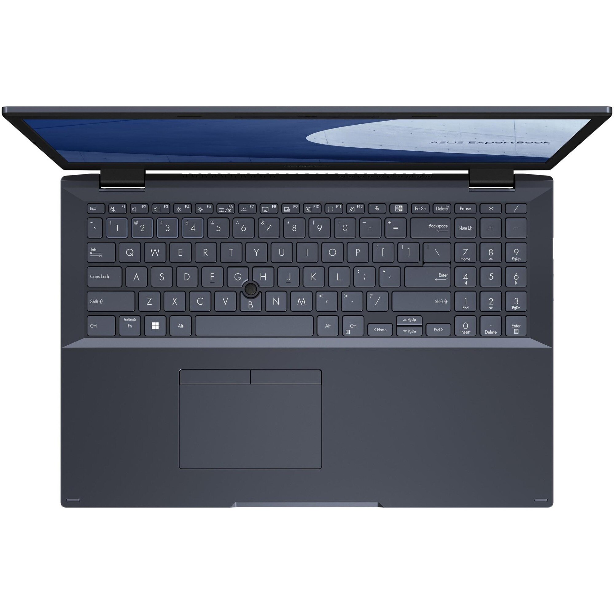 Laptop ASUS ExpertBook B2 B2502CBA cu procesor Intel(r) Core(tm) i3-1215U pana la 4.4 GHz, 15.6", Full HD, 16GB DDR4, 512GB SSD, Intel(r) UHD Graphics, Windows 10 Pro, Star Black