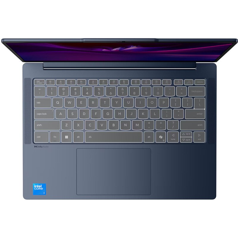 Laptop Lenovo IdeaPad Slim 5 14IRH10R cu procesor Intel® Core™ 7 240H pana la 5.2 GHz, 14" WUXGA, IPS, 16 GB DDR5 RAM, 1 TB SSD, Intel® Graphics, Windows 11 Pro, Cosmic Blue