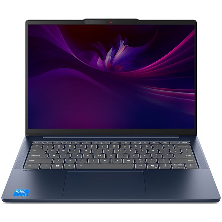 Laptop Lenovo IdeaPad Slim 5 14IRH10R cu procesor Intel® Core™ 7 240H pana la 5.2 GHz, 14" WUXGA, IPS, 16 GB DDR5 RAM, 1 TB SSD, Intel® Graphics, Windows 11 Pro, Cosmic Blue
