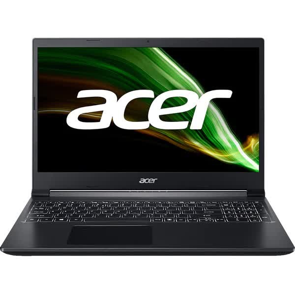 Laptop ACER Aspire 7 A715-42G-R3HC AMD Ryzen R7 5700U pana la 4.3GHz, 15.6" Full HD, 16GB, SSD 512GB, NVIDIA GeForce RTX 3050 4GB, Free Dos, Negru