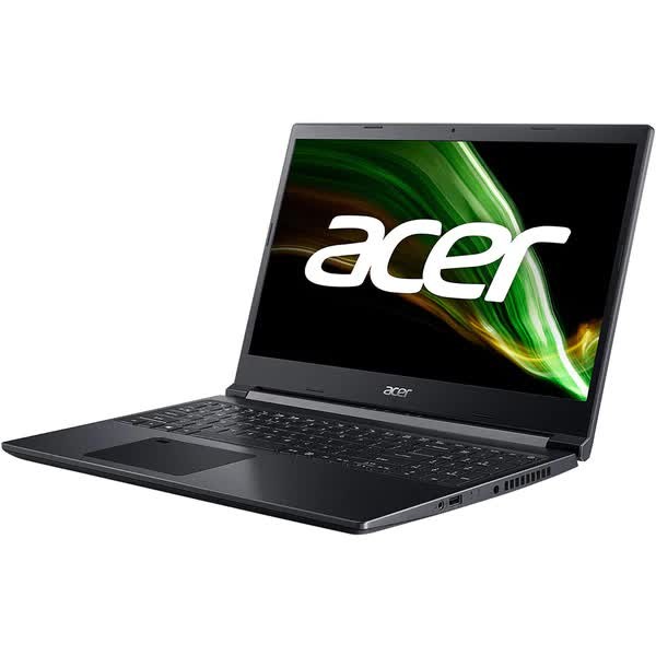 Laptop ACER Aspire 7 A715-42G-R3HC AMD Ryzen R7 5700U pana la 4.3GHz, 15.6" Full HD, 16GB, SSD 512GB, NVIDIA GeForce RTX 3050 4GB, Free Dos, Negru