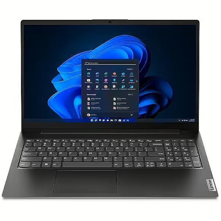 Laptop Lenovo V15 G4 IRU 83A100LQPB, 15.6 inch 1920 x 1080, Intel 1355U 10 C / 12 T, 3.7 GHz - 5.0 GHz, 12 MB cache, 28 W, 16 GB DDR4, 512 GB SSD, Intel UHD Graphics, Windows 11 Pro, Negru