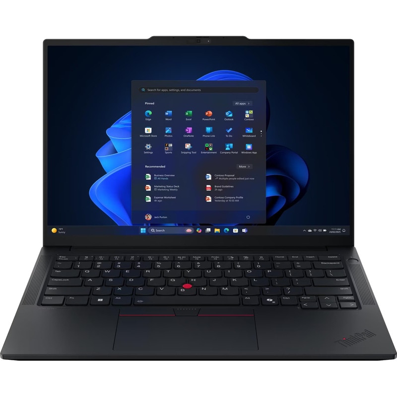 Laptop Lenovo 14'' ThinkPad E14 Gen 6, WUXGA IPS, Procesor Intel® Core™ Ultra 7 155H (24M Cache, up to 4.80 GHz), 48GB DDR5, 3 TB SSD, Intel Integrated Graphics, Win 11 Pro, Black