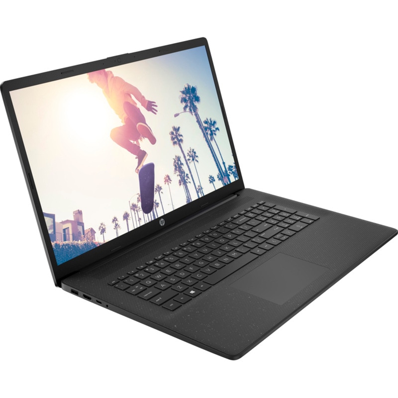 Laptop HP 17 cu procesor Intel® Core™ i5-1334U pana la 4.6GHz, 17.3'', Full HD, IPS, 8GB DDR4, 512 GB SSD, Intel® Iris® Xe, WINDOWS 11 PRO, Black