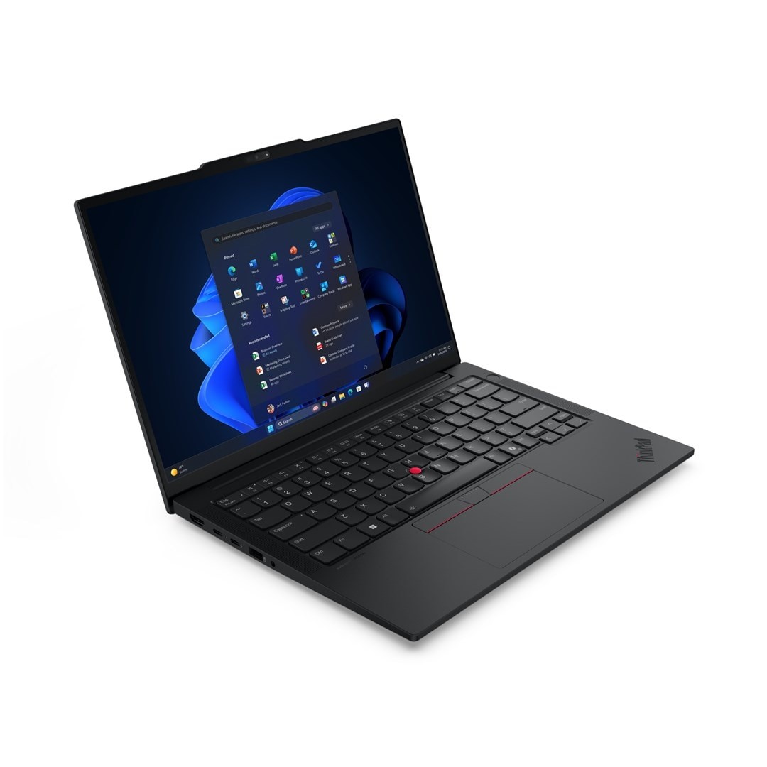 Laptop Lenovo ThinkPad E14 G7, 14" WUXGA, Intel® Core™ Ultra 7 255H pana la 5.1 GHz, 16 GB RAM DDR5 5600, 512 GB SSD, Intel Arc Graphics, Harman Kardon, Windows 11 Pro, Black 512 GB