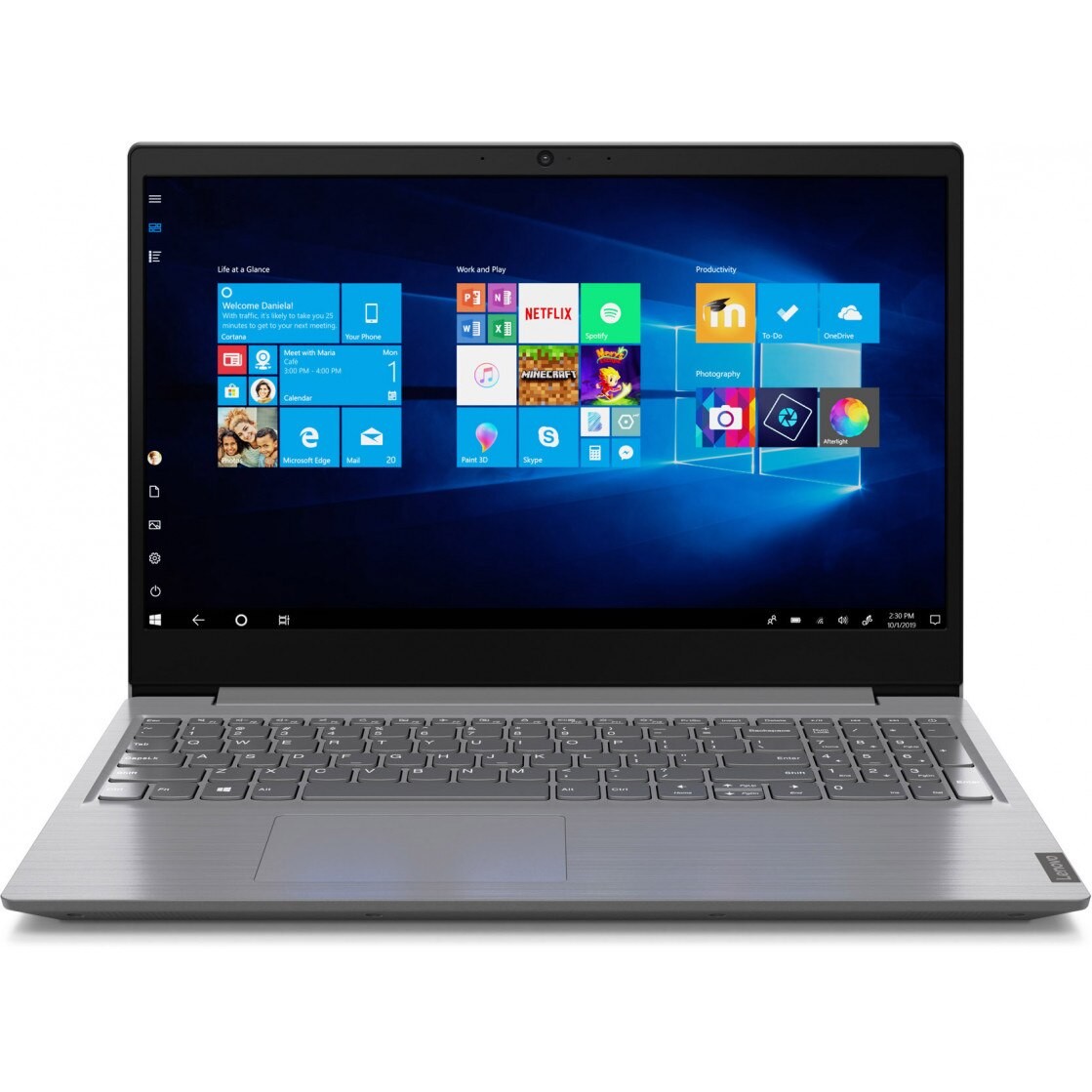 Laptop Lenovo V15-IIL, 15.6" FHD, Intel Core i5-1035G1 4-core, 12 GB DDR4, 256 GB SSD m2 PCIe, Intel UHD Graphics, Iron Grey