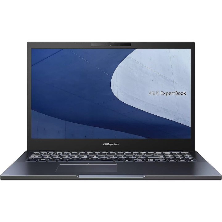 Laptop ASUS ExpertBook B2 B2502CBA-BQ1587X, 15.6 inch 1920 x 1080, Intel Core i3-1215U 6 C / 8 T, 2.6 GHz - 4.4 GHz, 8 MB cache, 28 W, 16 GB DDR4, 512 GB SSD, Intel UHD Graphics, Windows 11 Pro