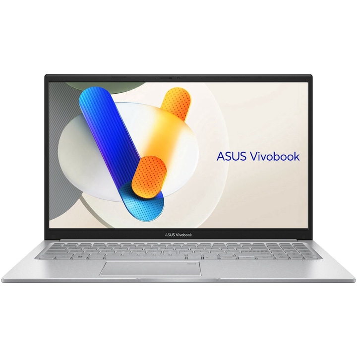 Laptop Asus VivoBook 15 X1504VA-BQ1038W, 15.6 inch 1920 x 1080, Intel Core i3-1315U 6 C / 8 T, 3.3 GHz - 4.5 GHz, 10 MB cache, 16 GB DDR4, 512 GB SSD, Intel UHD Graphics, Windows 11, Cool Silver