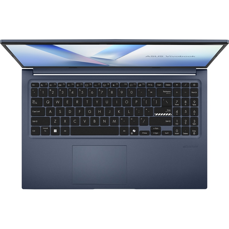 Laptop ASUS Vivobook 15 M1502NAQ, cu procesor AMD Ryzen 7 7170, 15.6'' IPS, 16 GB DDR5, 1 TB SSD, AMD Radeon 680M, WINDOWS 11 PRO, quiet blue