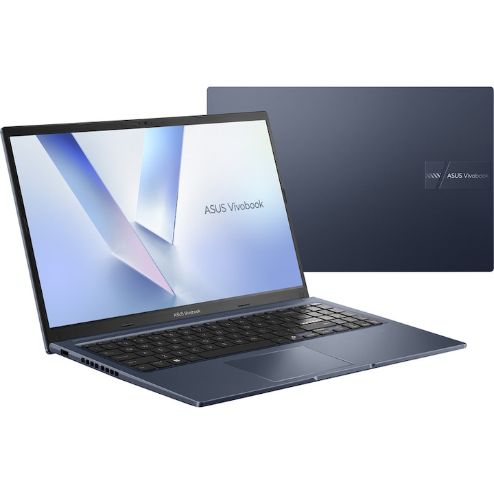 Laptop ASUS Vivobook 15 M1502NAQ, cu procesor AMD Ryzen 7 7170, 15.6'' IPS, 16 GB DDR5, 1 TB SSD, AMD Radeon 680M, WINDOWS 11 PRO, quiet blue