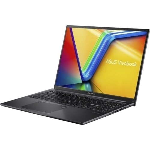 Laptop ASUS Vivobook 16, 16" WUXGA, AMD Ryzen™ 5 7430U pana la 4.3 GHz, 16 GB RAM DDR4, 512 GB SSD, AMD Radeon Graphics, Free Dos, Indie Black DDR4