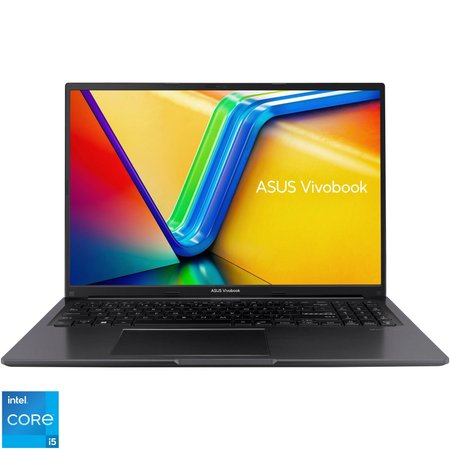 Laptop ASUS VivoBook 16 X1605EA cu procesor Intel® Core™ i5-1135G7 pana la 4.20 GHz, 16", WUXGA, IPS, 8GB, 512GB SSD, Intel® UHD Graphics, No OS, Indie Black