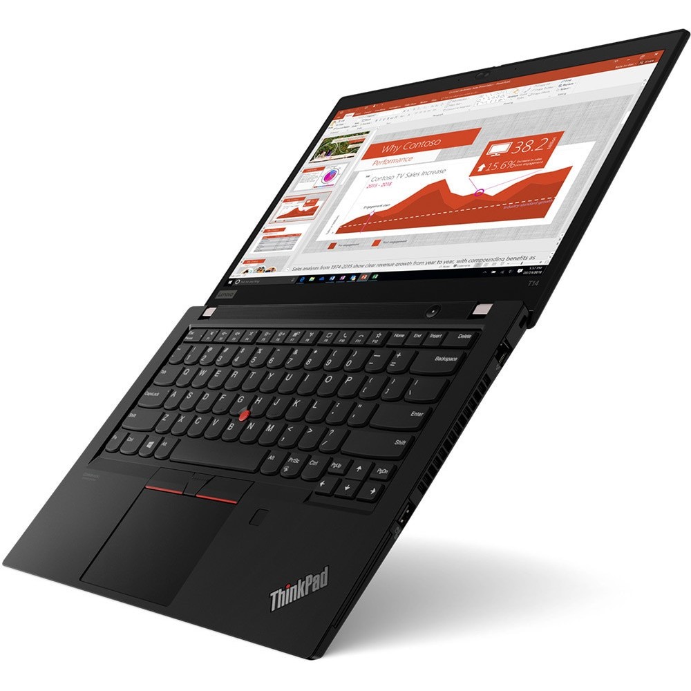 Laptop Lenovo ThinkPad T14 Gen 2 AMD, 14" FHD IPS, AMD Ryzen 5 PRO 5650U 6-core, 40 GB DDR4, 256 GB SSD m2 PCIe, AMD Radeon Graphics, Windows 11 Pro, 1.46 kg Black