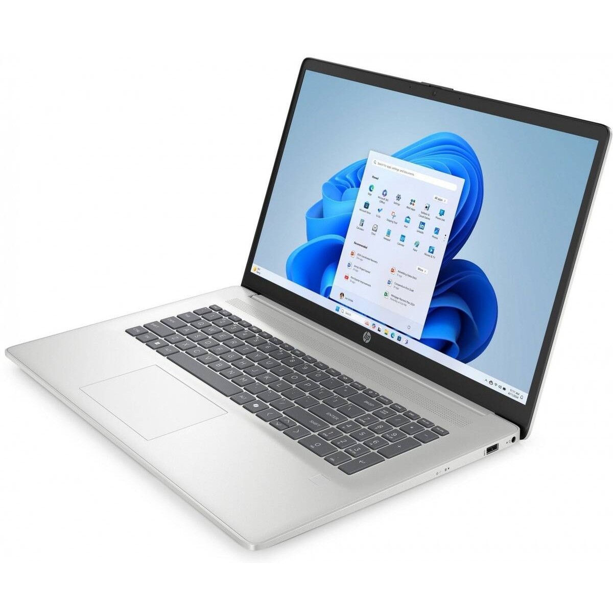 Laptop HP 17-cp2216nw Ryzen 5 7520U 17.3inch FHD 16GB 512GB Windows 11 Home Argintiu