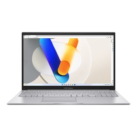 Laptop ASUS Vivobook 15, 15.6" Full HD, Intel® Core™ i3 1315U pana la 4.5 GHz, 8 GB RAM DDR4, 512 GB SSD, Intel UHD Graphics, Free Dos, Cool Silver DDR4