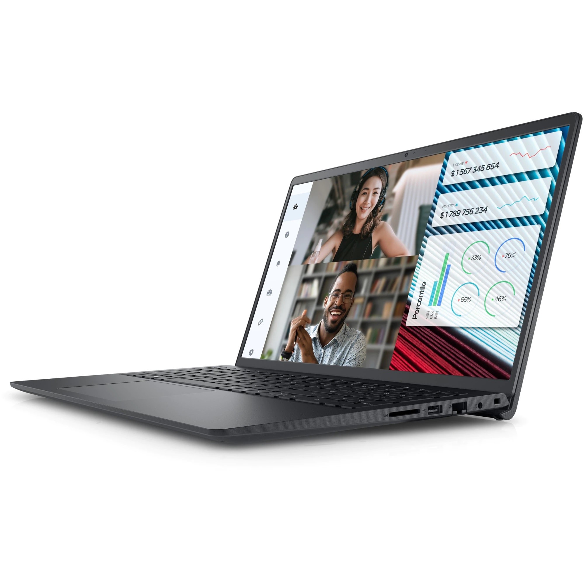 Laptop Dell Vostro 3530 cu procesor Intel Core i5-1334U pana la 4.6 GHz, 15.6", Full HD, 120Hz, 16GB DDR4, 512GB SSD, Intel UHD Graphics, Windows 11 Pro