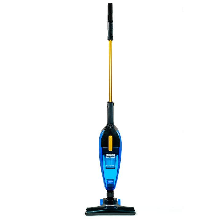 Aspirator vertical 2 in 1 ECO-DE, 800W, filtru HEPA + filtru Activ Carbon, albastru