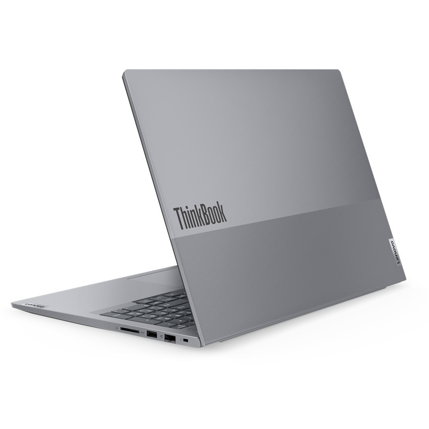 Laptop Lenovo ThinkBook 16 G6 IRL cu procesor Intel® Core™ i5-1335U pana la 4.6 GHz, 16", WUXGA, IPS, 8GB, 512GB SSD, Intel® UHD Graphics, No OS, Arctic Grey, 3Y Courier/Carry-in upgrade