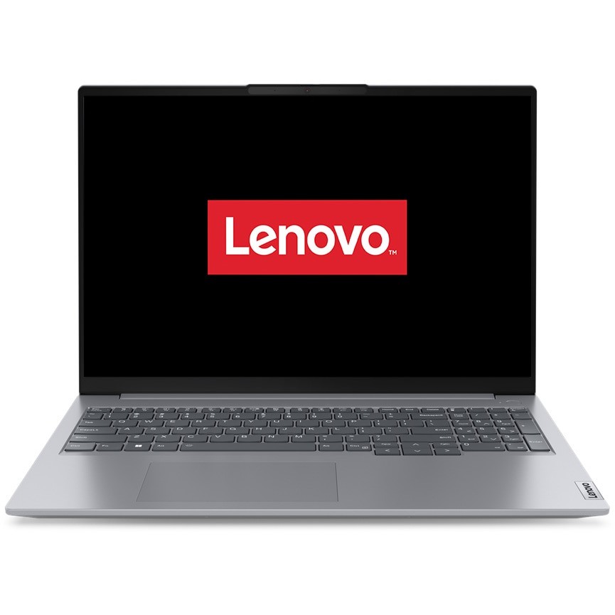 Laptop Lenovo ThinkBook 16 G6 IRL cu procesor Intel® Core™ i5-1335U pana la 4.6 GHz, 16", WUXGA, IPS, 8GB, 512GB SSD, Intel® UHD Graphics, No OS, Arctic Grey, 3Y Courier/Carry-in upgrade