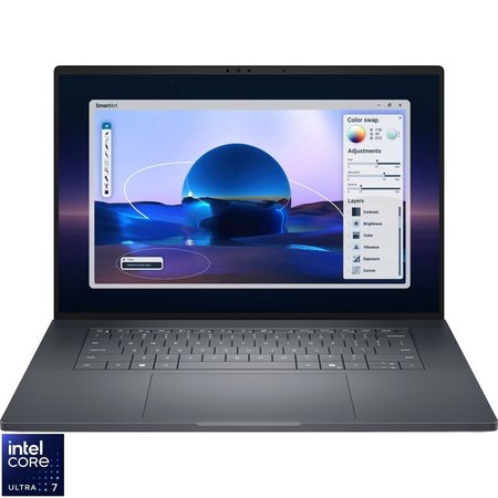 Laptop DELL 16'' Pro Max 16 Premium MA16250, FHD+ 120Hz VRR, Procesor Intel® Core™ Ultra 7 265H (24M Cache, up to 5.30 GHz), 32GB LPDDR5X, 1TB SSD, RTX PRO 1000 Blackwell 8GB, Win 11 Pro, 3Yr ProSupport