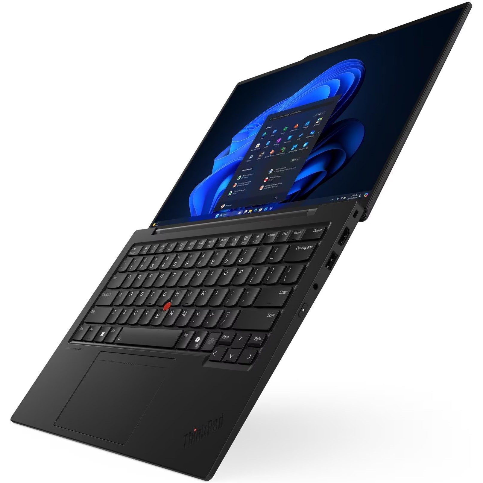 Laptop Lenovo ThinkPad X1 Carbon Gen 13 Aura Edition cu procesor Intel® Core™ Ultra 7 258V pana la 4.8GHz, 14" WUXGA, IPS, Touch, 32GB LPDDR5x RAM, 2TB SSD, Intel® Arc™ Graphics, Windows® 11 Pro, Black, 3y on-site Premium Care