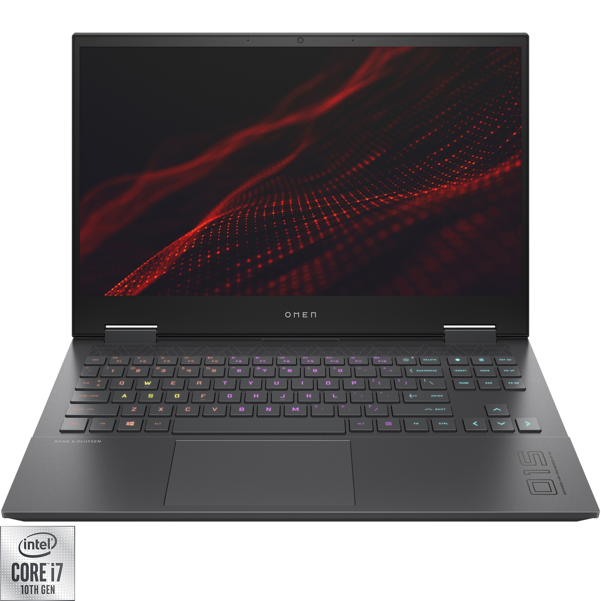 Laptop Gaming HP OMEN 15-ek1000nq cu procesor Intel® Core™ i7-10870H, 15.6", Full HD, 300Hz, 32GB, 1TB SSD, nVidia GeForce RTX 3070 8GB, Free DOS, Black