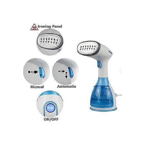 Fier de calcat cu aburi portabil 1500W, 280ml, alb, compact